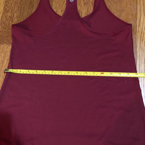 Lululemon Racerback tank burgundy size 6 - Picture 5 of 5